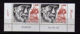 Monaco - 2006 -   Cinema - John Huston - Neufs** - MNH - Unused Stamps