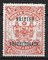 NORTH BORNEO....QUEEN VICTORIA..(1837-01..)......$1......SG141.........MH...... - Borneo Del Nord (...-1963)