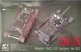 Char Russe T34/76 Avec Intérieur Détaillé - AFV Club - 1/35 - Véhicules Militaires