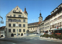 12450537 Sursee Rathaus Und Pfarrkirche Sursee - Andere & Zonder Classificatie