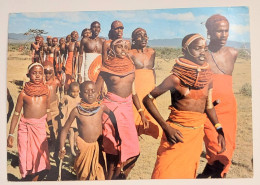 Kenya - Girl Women Femme , NUS ETHNIQUES Adultes ( Afrique Noire ) , Stamp Railway Train Used Air Mail 1976 - Kenia