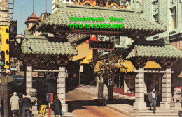 R412778 China Gate. At The Entrance To Chinatown. Smith Novelty. Plastichrome By - World