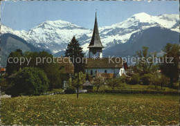 12425297 Aeschi BE Kirche Schwalmren Latreyenfirst Aeschi Spiez - Sonstige & Ohne Zuordnung