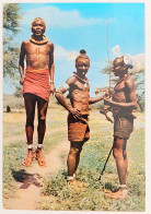 Kenya - Man Men Dance ,NUS ETHNIQUES Adultes ( Afrique Noire ) , Stamp Montreal 76 Used Air Mail 1976 - Kenia