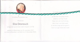 Elza Desnouck-Vergote, Boeschepe 1917, Roeselare 2019. Honderdjarige. Foto - Obituary Notices