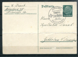 ALLEMAGNE - 18.6.40 - Mi P226 - "München - Begegnung Hitler Mussolini" - Postcards