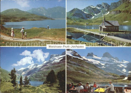 12371587 Melchsee-Frutt Jochpass See Wanderer Kirche Melchsee-Frutt - Sonstige & Ohne Zuordnung