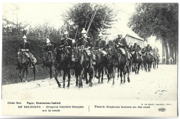 MILITAIRE - Guerre De 1914-1918 - En Belgique, Dragons Lanciers Français Sur La Route - Guerre 1914-18