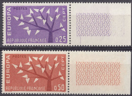 FRANCE - 1962 - Serie Completa Formata Da 2 Valori Nuovi MNH: Yvert 1358/1359 Con Margini Di Foglio. - Nuovi