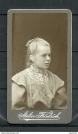 FINLAND 1909 Atelier Friedrich Old Photograph Young Lady Helga Achien - Personnes Anonymes