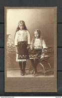 FINLAND 1920 E. Stier In Jälk Hämeenlinna Old Photograph Of Two Girls - Personas Anónimos