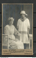 FINLAND 1921 C. P. Dyrendahl Iso Roopertinkatu 10 Old Photograph Of A Lady And A Girl - Anonymous Persons