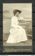 FINLAND Ca. 1900-1910 Jakob Ljungqvist Helsinki Aleksanderinkatu 13 Old Photograph Young Lady - Personnes Anonymes