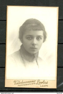 FINLAND Ca. 1921 Valokuvaamo Lootus Lahti Rautatienkatu 17 Old Photograph Young Lady - Anonymous Persons