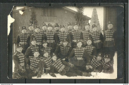 Estland Estonia Photopostkarte Military Soldaten Soldiers In Uniform NB! Corner Missing - War, Military