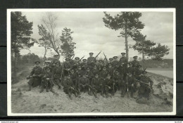 Estland Estonia 1930ies Photopostkarte Military Soldaten Soldiers In Uniform With Arms - Guerra, Militares