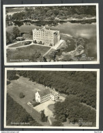 SWEDEN Palaces Svaneholms & Barsebäcks Schlösser In Skane District, 2 Photo Post Cards, Unused - Castillos