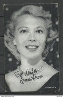 Photo Post Card American Singer And Actress Dinah Shore Movie Star Cinema Kino Film, Unused - Actors