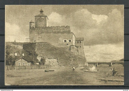ESTONIA Estland 1945 NARVA Castle Photo Post Card, Unused Only 2000 Printed! - Estonie