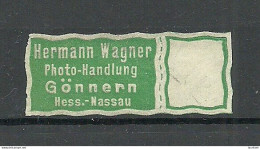 Deutschland Germany Photo - Handlung Hermann Wagner Nassau Reklamemarke  Siegelmarke Seal - Sonstige & Ohne Zuordnung