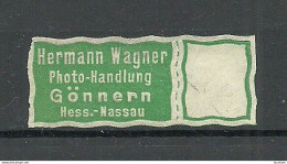 Deutschland Germany Photo - Handlung Hermann Wagner Nassau Reklamemarke  Siegelmarke Seal - Otros & Sin Clasificación