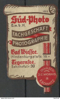 Deutschland Germany Süd-Photo Fachgeschäft Photographie Reklamemarke Tegernsee Etc. Advertising Stamp (*) - Photographie
