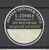 Deutschland Germany Hopfen Drogerie Photo G. Zörner Reklamemarke Advertising Stamp Siegelmarke MNH - Other & Unclassified