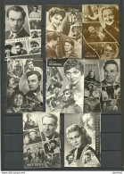 Russia Soviet Union 1960ies - Set Of 8 Photographs Movie Stars Actors Kino Schauspieler In Original Folder - Actors