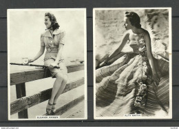 ELEANOR HANSEN & RUTH MARTIN Movie Stars Actresses, Real Photographs State Express And Ardath Cigarettes - Acteurs