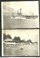 USA California - 2 Real Photographs From 1930ies. Neptune Beach & Ships Text At Backside Is Written In Estonian - Bateaux
