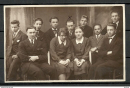 ESTLAND Estonia Ca 1920 Herman Kurnik School Class Photo Tõrva Gymnasium - Estonie