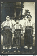 RUSSIA ? Old Photo Post Card Ethnologie Folk Types Costumes Unused - Personen