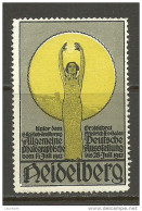 Reklamemarke 1912 Allgemeine Deutsche Photographische Ausstellung Heidelberg - Erinnofilia