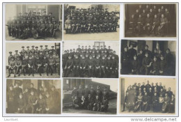 Estland Estonia 1920ies Estonian Militar Group Photographs 9 Pcs - Guerra, Militares