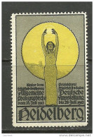 Reklamemarke 1912 Allgemeine Deutsche Photographische Ausstellung Heidelberg MNH - Cinderellas