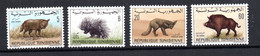 1968- Tunisia- Tunisie - Fauna - Faune - Animals- Animaux - Complete Issue 4v.MNH** - Sonstige & Ohne Zuordnung