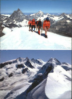 12366877 Zermatt VS Bergsteiger Alpenpanorama  - Autres & Non Classés