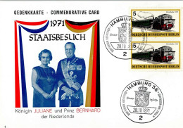 10554309 - Adel Niederlande Gedenkkarte - Sonderstempel - Familles Royales