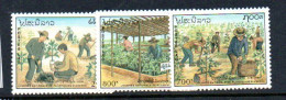 LAOS -  1991 - TREE PLANTING DAT SET OF 3  MINT NEVER HINGED - Laos