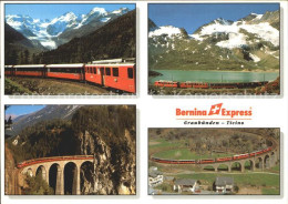 12360657 Berninabahn Bernina-Express Montebello-Kehre Lago Bianco Landwasserviad - Autres & Non Classés