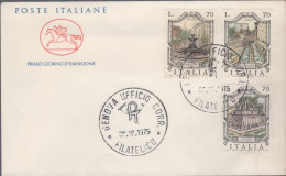 ITALIA - ITALIE - ITALY - 1975 - Fontane - 3ª Emissione - FDC Cavallino - FDC