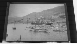 Négatif Film Snapshot -  MONACO NAVIRE BATEAUX SHIP YACHT - Plaques De Verre