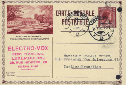 Luxembourg - Luxemburg - Carte - Postale   1936    Mondorf-les-Bains       Cachet   Luxembourg - Ganzsachen