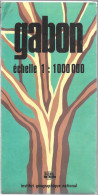 CARTE-ROUTIERE-IGN-GABON-1975-2e Edit-TBE/pas De Plis Coupés/Comme Neuve - Cartes Routières