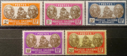 R2253/809 - COLONIES FRANÇAISES - NOUVELLE CALEDONIE - 1928/1938 - N°157 à 161 NEUFS* - Unused Stamps