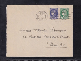 Lettre De Paris Pour Paris 1941 - Cartas & Documentos