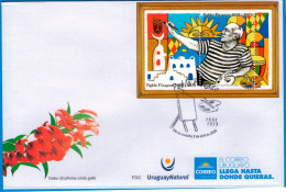 Uruguay 2024 FDC Tribute To Pablo Picasso. Homenaje A Pablo Picasso - Picasso