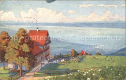 12323227 Voegelinsegg Speicher Blick Auf Den Bodensee Kuenstlerkarte Paolo Kutsc - Autres & Non Classés