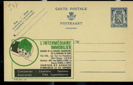 Publibel Neuve N° 547 ( L' Intermèdiare Immobilière - Liège ) - Werbepostkarten