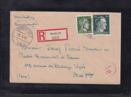 Deutsches Reich - Recommandé Berlin 1943 - Lettres & Documents